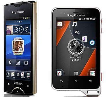 Sony Ericsson revealed two new smartphones series Xperia - ray and active